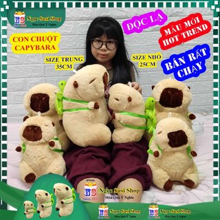 [HOT TREND] THÚ BÔNG CHUỘT CAPYBARA SIÊU ĐẸP NHƯ ẢNH MẪU MỚI  - gấu bông doll toy đồ chơi HÀNG HOT NGỌC SUSI