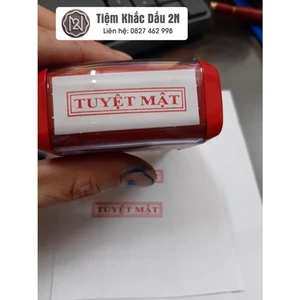 Con dấu "TUYỆT MẬT" (Chuẩn thông tư 24 Bộ Công An)