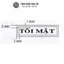 Con dấu TỐI MẬT (Chuẩn thông tư 24 Bộ Công An) giá rẻ
