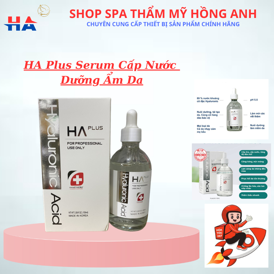 Ha Plus (Acid Hyarulonic Srum Cấp Nước - Dưỡng Ẩm Da ) | Shopee Việt Nam