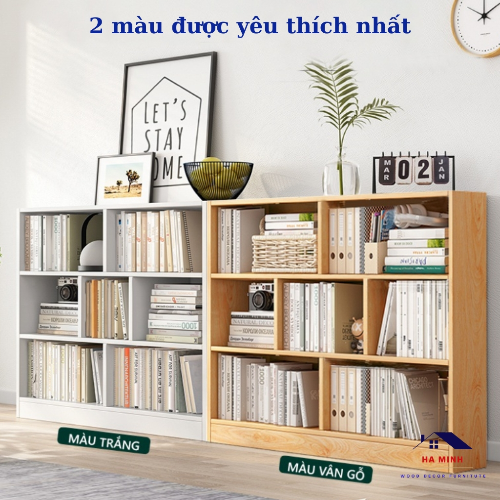 Kệ sách để sàn đa tầng thiết kế nhiều ngăn chứa đồ ,để sách tài liệu phòng làm việc - HM217