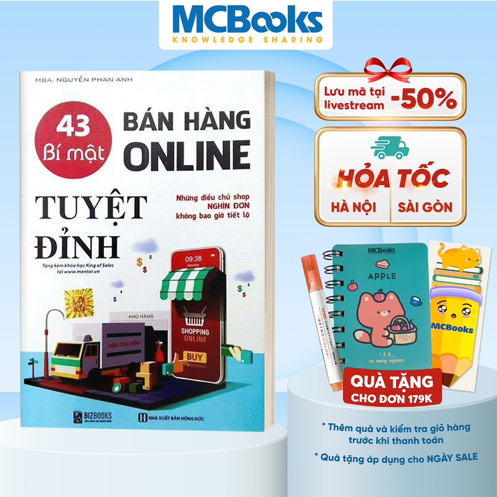 Sách - 43 Bí mật bán hàng online tuyệt đỉnh: Những điều chủ shop nghìn đơn không bao giờ tiết lộ