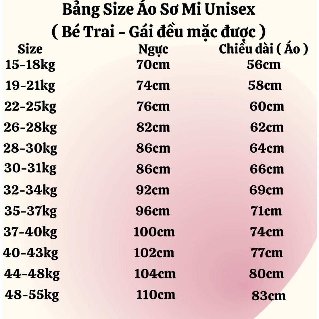 SALE SALE Áo sơ mi form dài giấu quần cho bé gái ,sơ mi bé gái size đại gấu cho mẹ và bé 3,4,5,6,7,8,9,10,12,13,14,15 tu