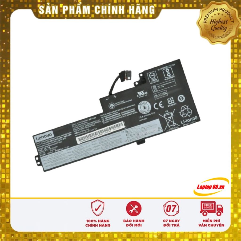 KHlove Laptop Accu Voor Lenovo ThinkPad T470 T480 T570 T580 - 48Wh Vervangende Batterij