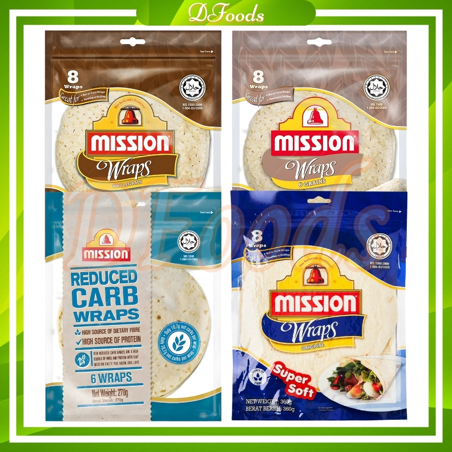 Nguyên thùng Vỏ bánh Roti Tortillas Wraps Mission 10 gói | Shopee Việt Nam
