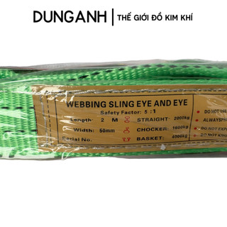 Cáp vài cẩu hàng, cáp vải nâng hạ Kim Khí Dung Anh