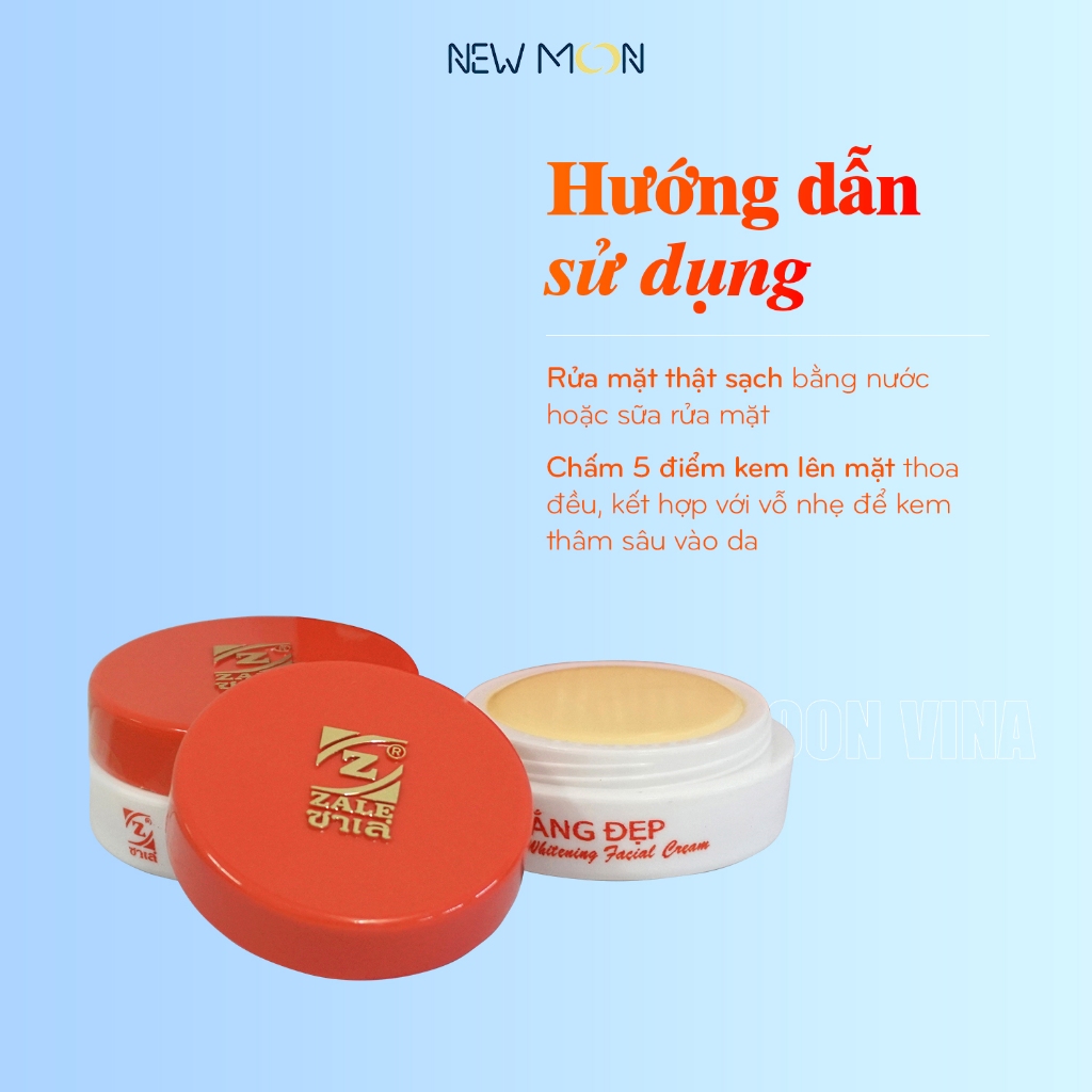 Kem dưỡng sáng da mờ nám nén [ZALE THÁI] ĐỎ nhân sâm - Hộp 24 hũ