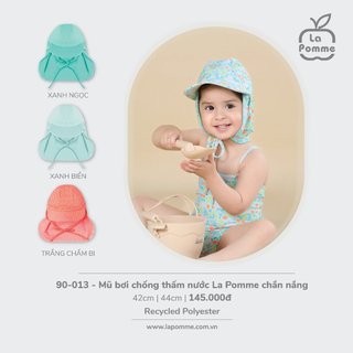 La pomme SS2024 Mũ bơi chống thấm nước La Pomme chắn nắng cho bé