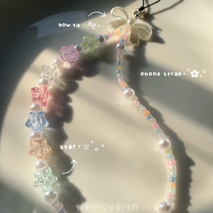 Phone strap˚₊‧ ୨୧ ‧₊˚| Dây đeo điện thoại “Sao 7 màu” phong cách nhẹ nhàng, cute muốn xỉuuu | Handmade |