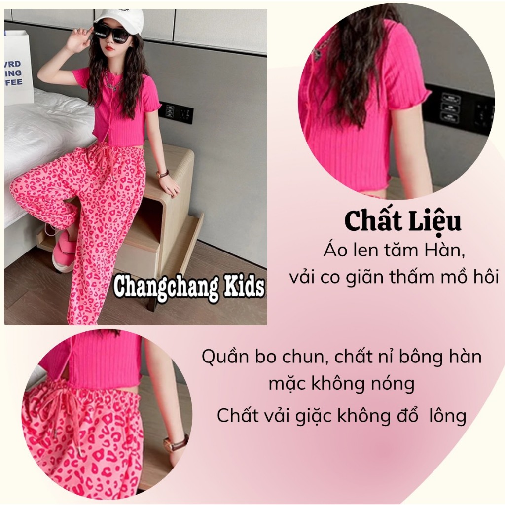 SALE SALE sét bộ thể thao quần dài áo croptop bé gái,sét bộ dance quần dài bé gái