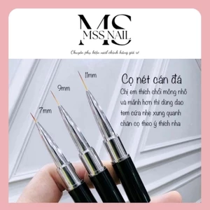 Cọ nét vẽ nail, cọ vẽ cán đá cọ râu