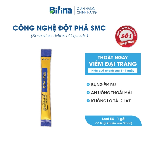 Ảnh Đại tràng Bifina Nhật Bản - Loại EX Lẻ1 gói (không có hộp) 1
