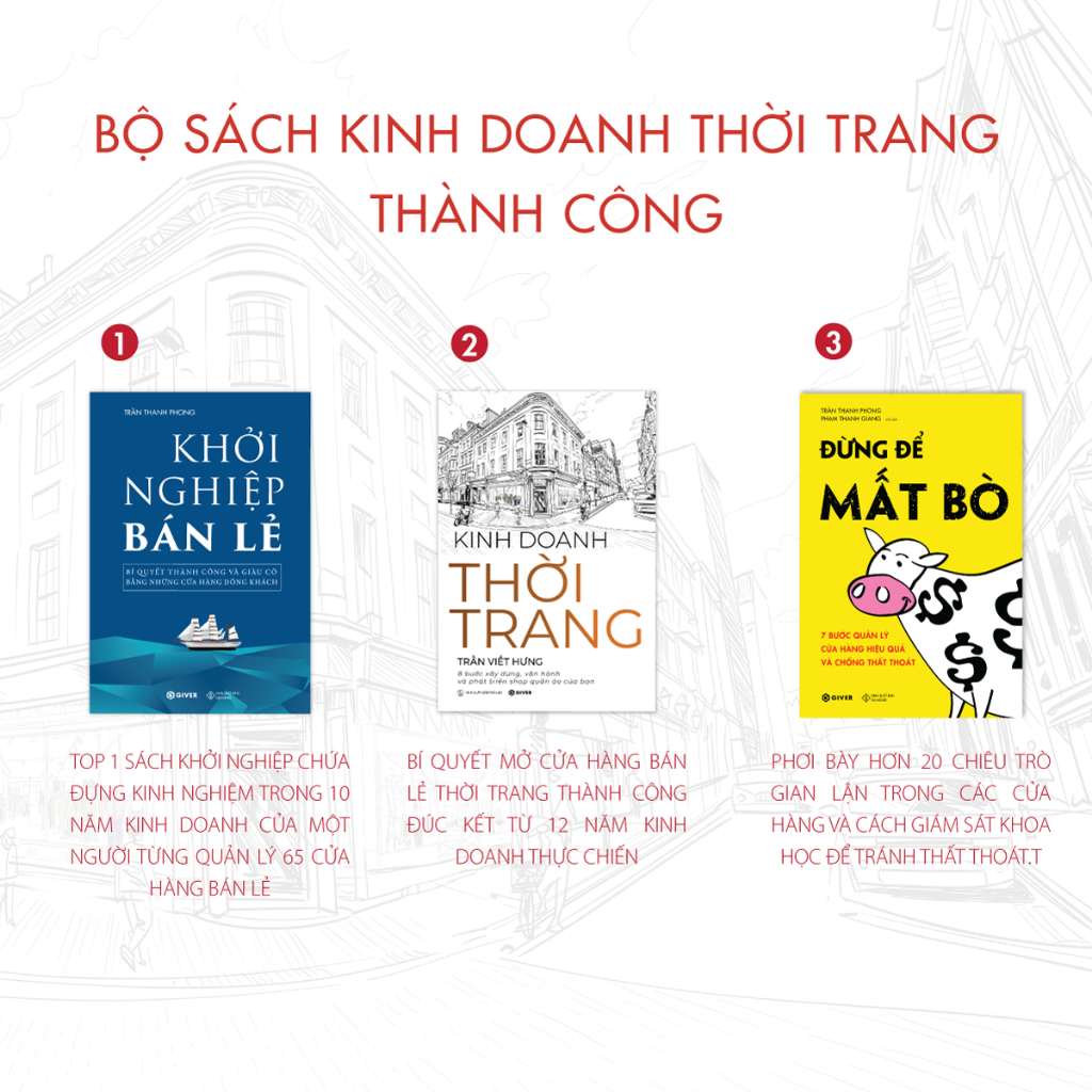 Ảnh Sách - Combo Kinh Doanh Thời Trang Thành Công 1