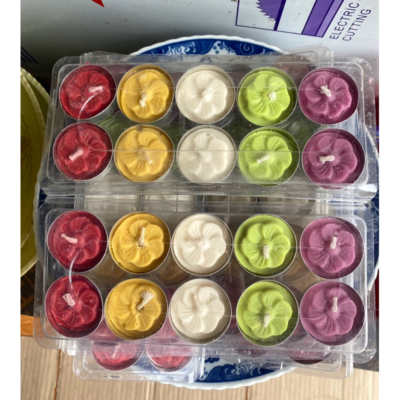 Vỉ nến sáp 5 màu