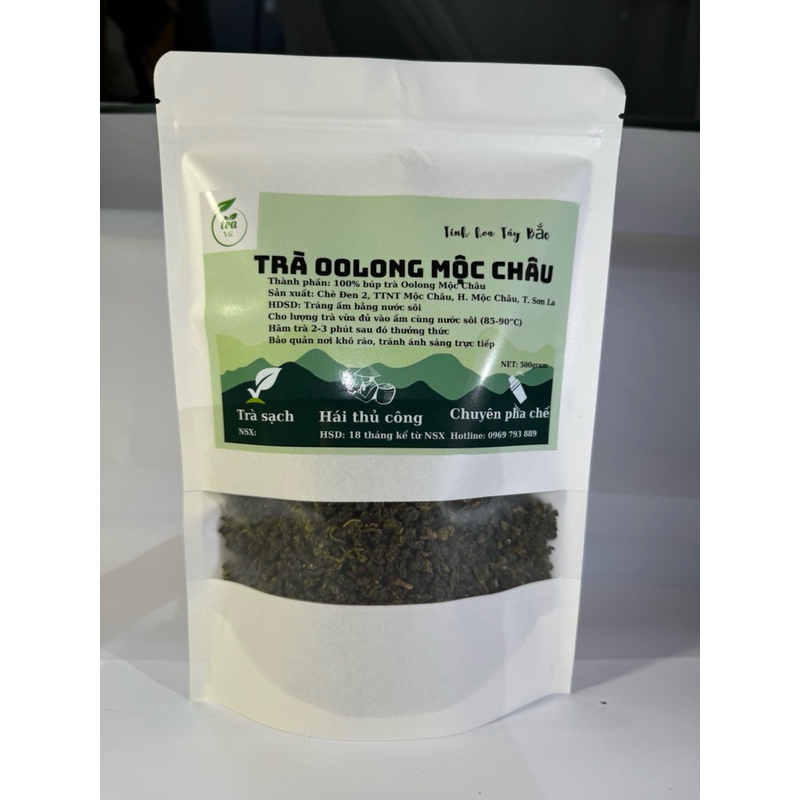 Trà Ô Long Sạch Mộc Châu 500gram. Đặc sản trà Oolong. Hương thơm, đậm vị trà.
