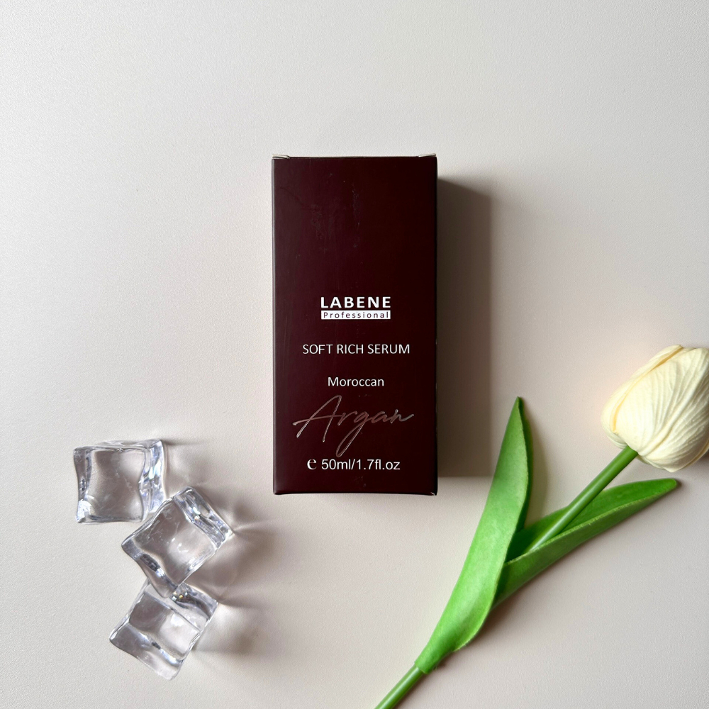 Ảnh Serum tóc chiết xuất tinh dầu Argan thuần chay, chống khô rối, dùng cho tóc tẩy 50ml | LABENE 2