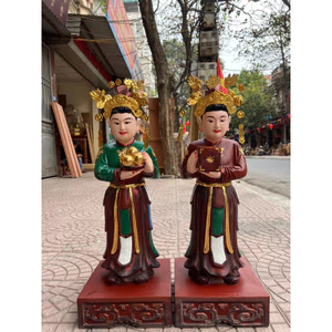 Tượng Phật cô Hầu gỗ mít Sơn giả cổ