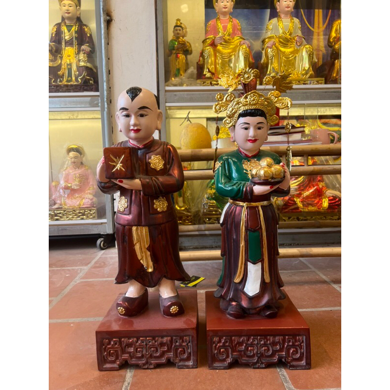 Tượng Phật cô Hầu gỗ mít Sơn giả cổ