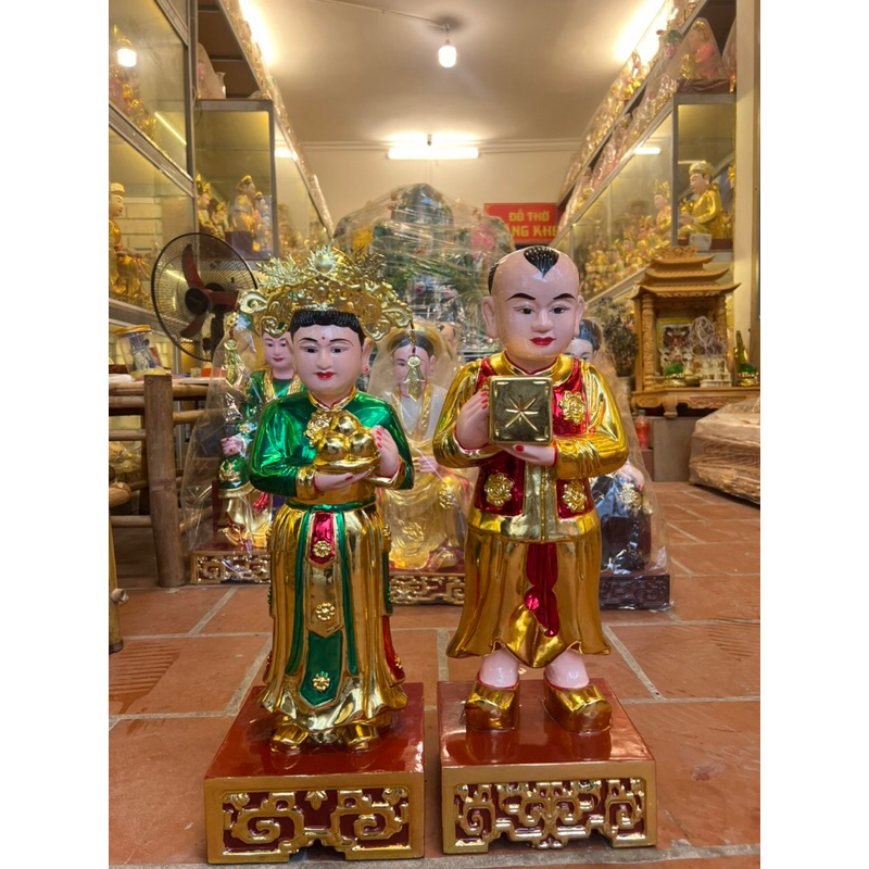 Tượng Phật cô Hầu gỗ mít Sơn giả cổ