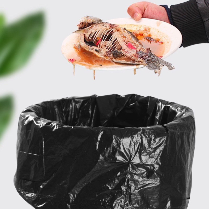 Combo 3 cuộn (1kg) túi đựng rác sinh học tự phân hủy cỡ nhỏ, trung, đại loại màu và đen, dày, dai cao cấp đủ cân