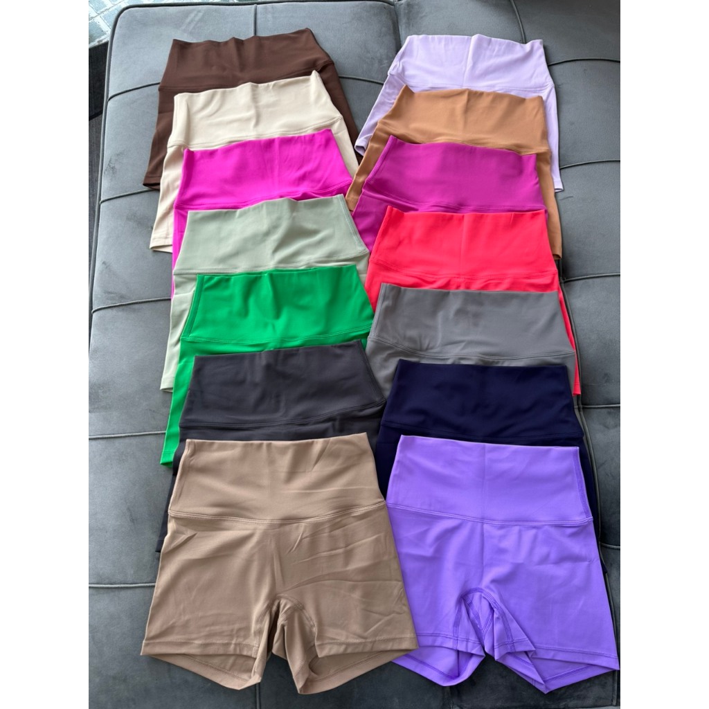 Quần Short Đùi Nữ Chất LuLu Co Giãn Tập - Gym - Yoga - Aerobic Q2⚡️ Hàng Nhập Khẩu ⚡️