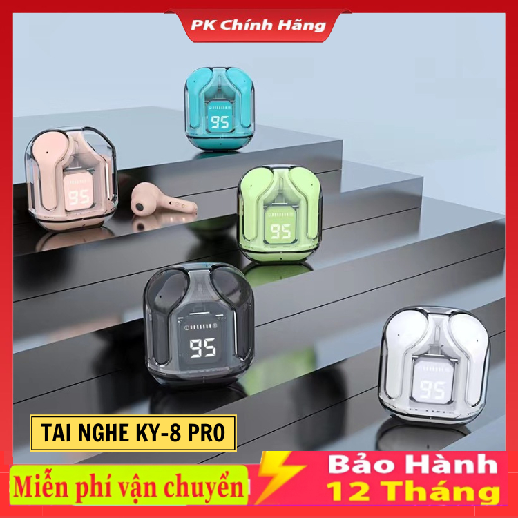 Tai nghe bluetooth không dây KY8 Pro V5.3 cho độ trễ âm thanh cực thấp ...