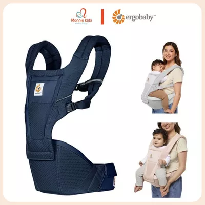 Địu ngồi cho bé Ergobaby Alta Hip Seat cho bé 4m+, đai địu trợ lực 4 tư thế - Monnie Kids