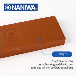 Đá mài trung Naniwa Nhật Bản #1000 DELUX M 210 (210x70x20)