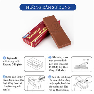 Đá mài trung Naniwa Nhật Bản #1200 DELUX M 212 (210x70x20)