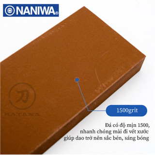 Đá mài trung Naniwa Nhật Bản #1500 DELUX M 215 (210x70x20)