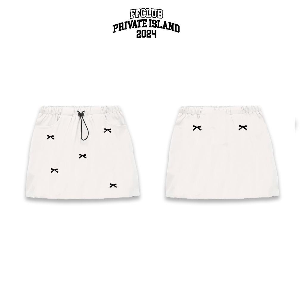 [XẢ KHO] CHÂN VÁY DÙ DÁNG NGẮN NƠ MINI SKIRT FFCLUB MIX 2