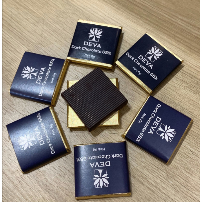 DEVA - Sô cô la đen Deva viên 6g (loại 65% cacao - vị truyền thống ...