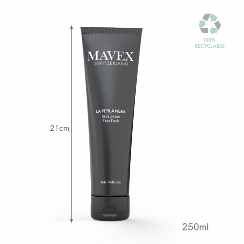 Mặt nạ Mavex La Perla Nera than hoạt tính làm sạch sâu, săn chắc da 250ML