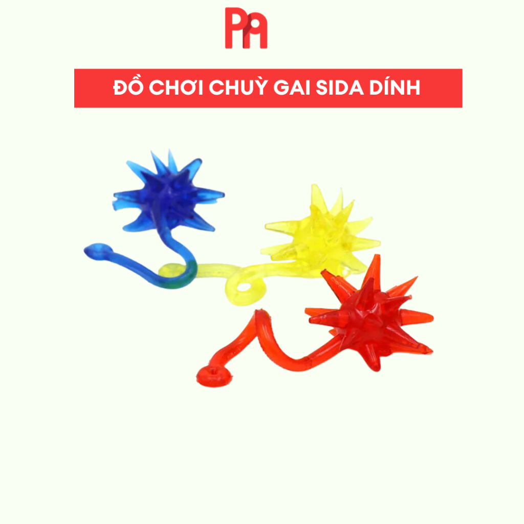 Đồ chơi chuỳ gai sida dính tường tuổi thơ - POMI | Shopee Việt Nam