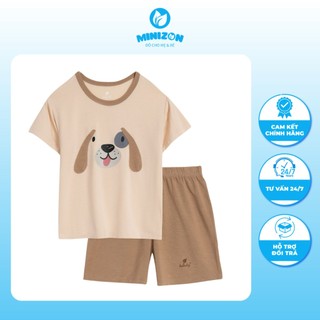Bộ cộc tay Lullaby BT NH823R mềm mại, thoàng mát cho bé
