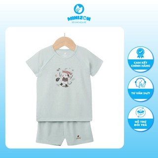 Bộ BT cộc tay raglan Lullaby NH215V mềm mại đủ size