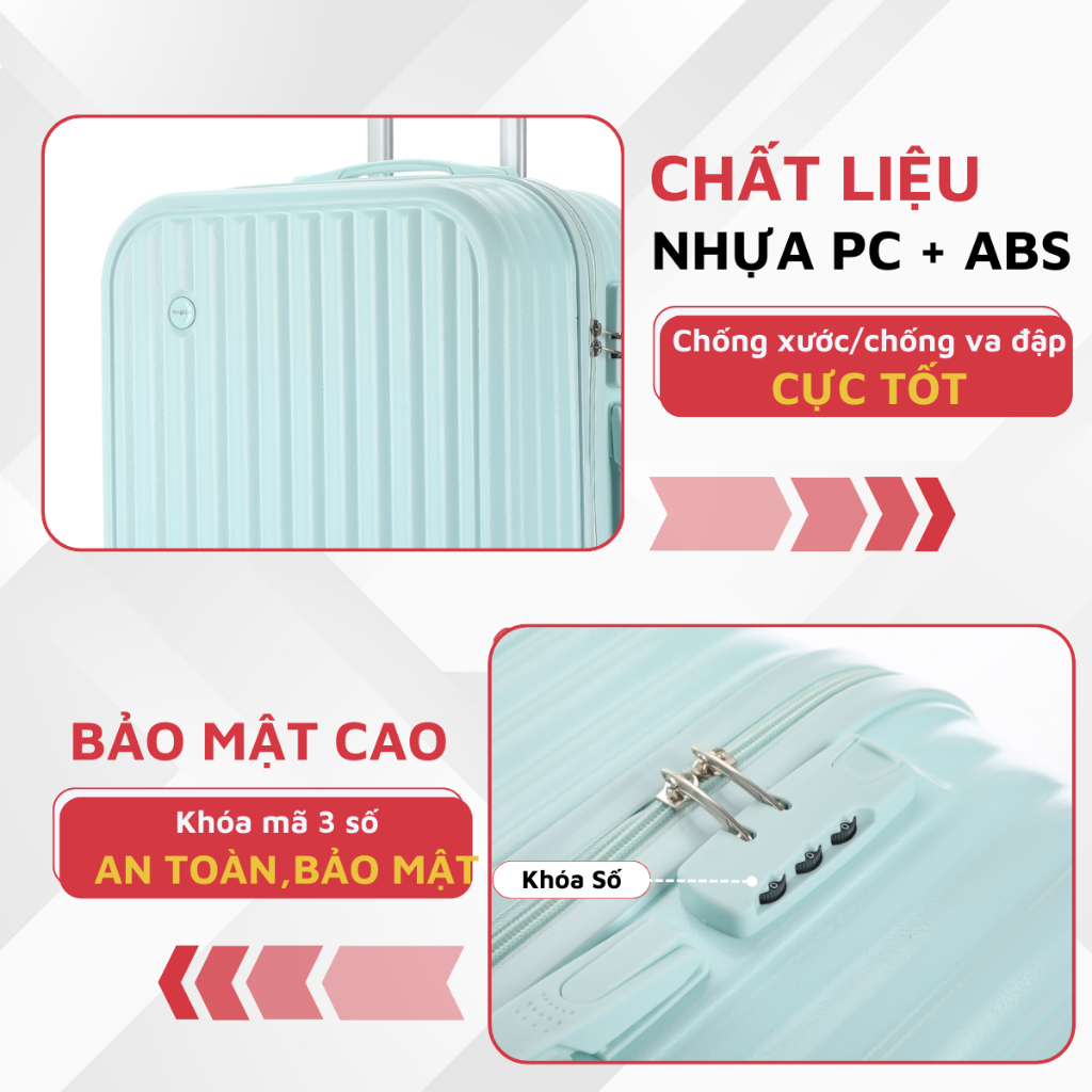 Ảnh Vali kéo du lịch KS-216/P309 Kingsun size 28 cao cấp bảo hành 5 năm 4