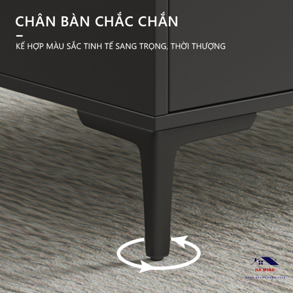 Kệ tivi để sàn phòng khách 1m6, kệ  tivi đa năng tích hơp nhiều ngăn kéo để đồ - HM297