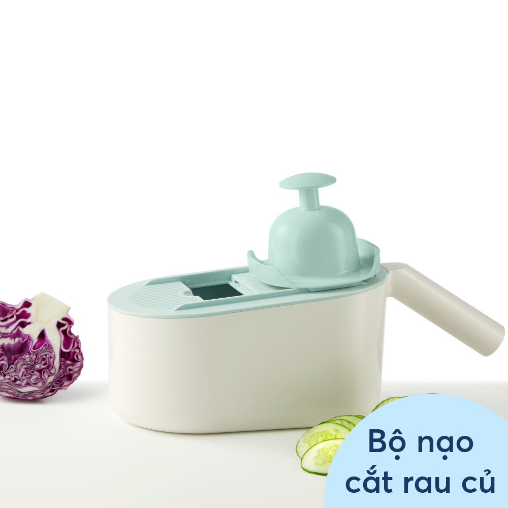 Bộ nạo cắt rau củ Inochi - cao cấp, đa năng, tiện lợi, cắt nhỏ, vụn, lát, tạo hình thực phẩm