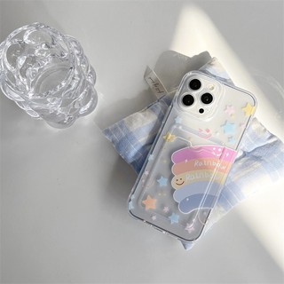 Ốp lưng iphone trong túi đựng thẻ ảnh trái tim cầu vồng 7/7plus/8/8plus/xs/11/12/13/14/15/pro/max/plus/promax - ct2003