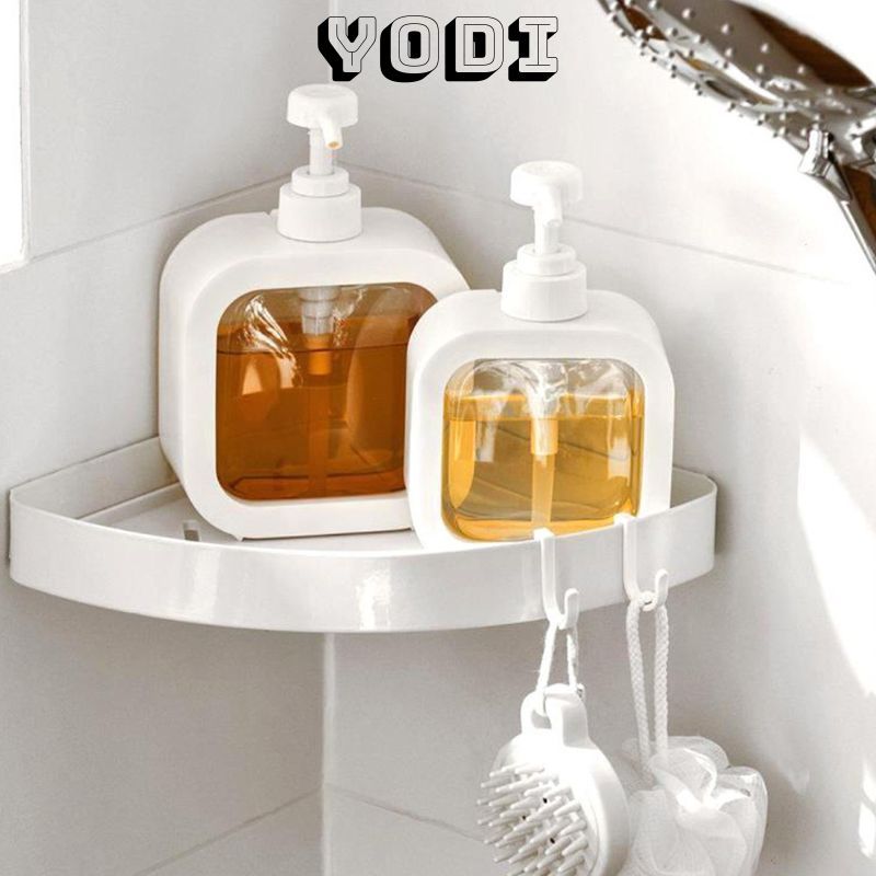 Chai Nhựa Rỗng Hình Vuông 300ML 500ML Vòi Nhấn Đựng Dầu Gội, Sữa Tắm ...