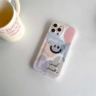 Ốp lưng iphone trong túi đựng thẻ ảnh mặt cười goodluck 7/7plus/8/8plus/xs/11/12/13/14/15/pro/max/plus/promax - ct2002