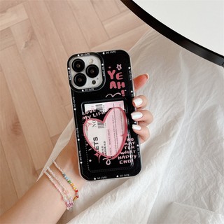 Ốp lưng iphone trong túi đựng thẻ ảnh Love strawberry 7/7plus/8/8plus/xs/11/12/13/14/15/pro/max/plus/promax - ct2000