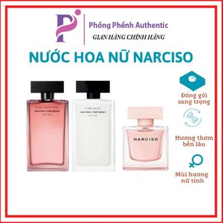 Nước hoa Nữ Narciso Rodriguez Poudreé - Cristal - Hồng Nhạt - Forever ... fullsize các mùi EDP (đủ bill)  - PHỒNG PHỀNH