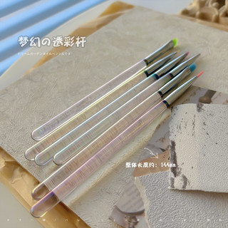Cọ nail vẽ móng cáng trong đủ mã - cọ lông màu nhiều kiểu vẽ nail