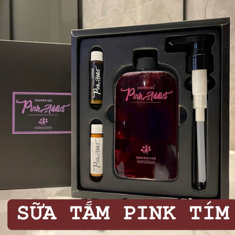 [Chính Hãng] Set Sữa Tắm PINK Tự Pha Hương Nước Hoa, Tinh Chất Dưỡng Da Siêu Thơm Hàng Chuẩn