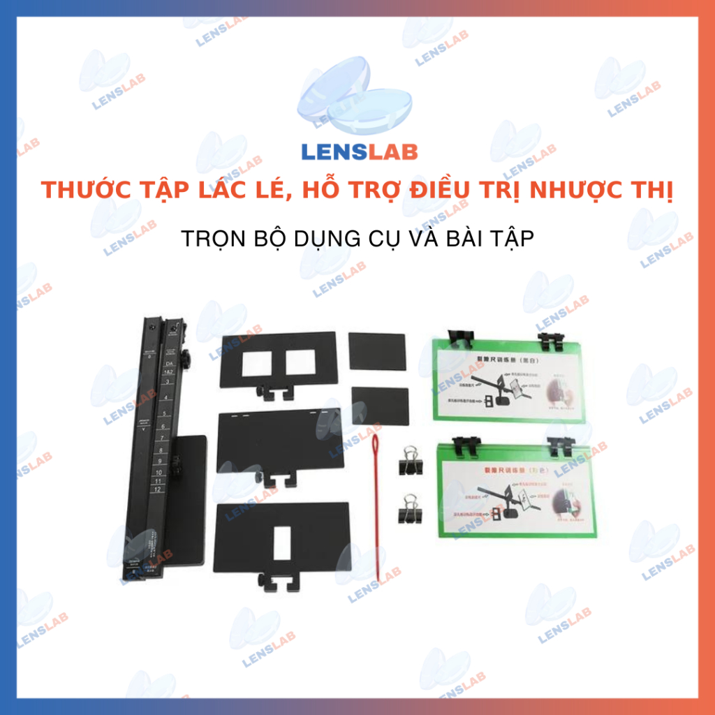 Thước Tập Lác Lé, Hỗ Trợ Điều Trị Nhược Thị