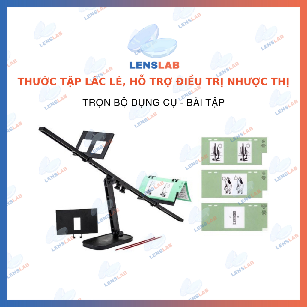 Thước Tập Lác Lé, Hỗ Trợ Điều Trị Nhược Thị