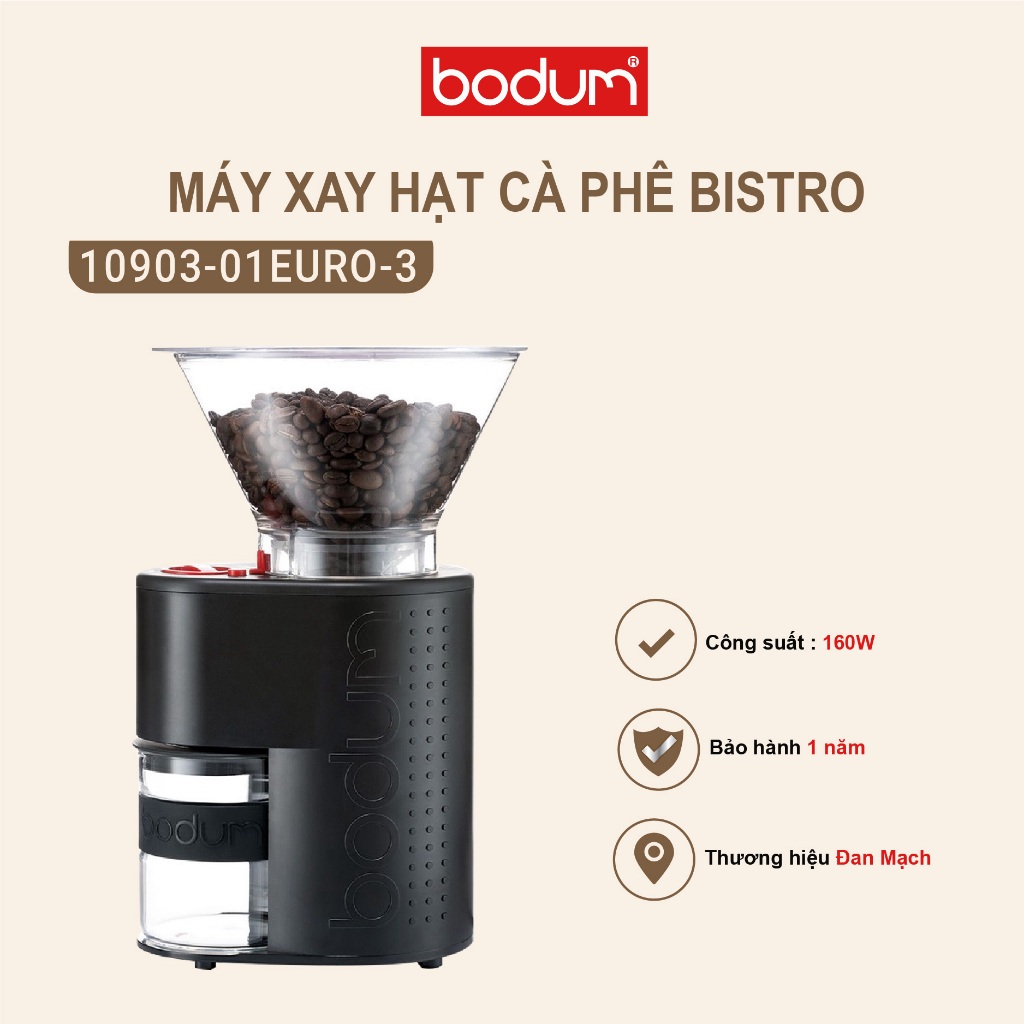 May xay h t ca phe Bodum Bistro 160W 10903 01EURO 3 Hang chinh hang Shopee Vi t Nam