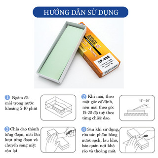Đá mài tinh Naniwa Nhật Bản #10000 SUPER SP 490 (210x70x10)